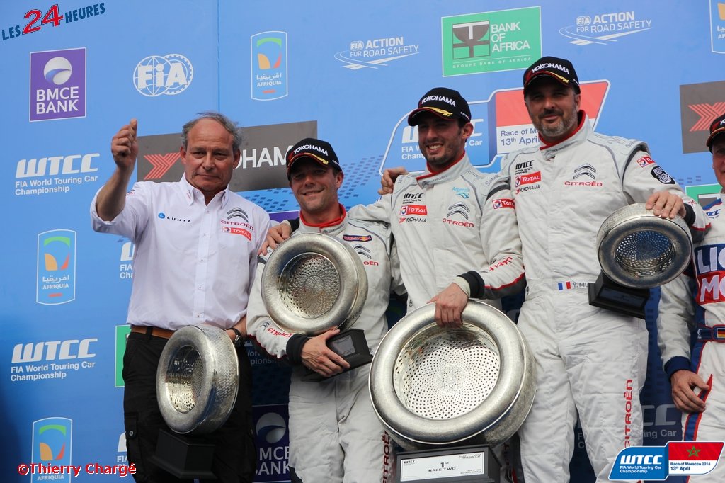 Marrakech 2014 - Podium Citroen