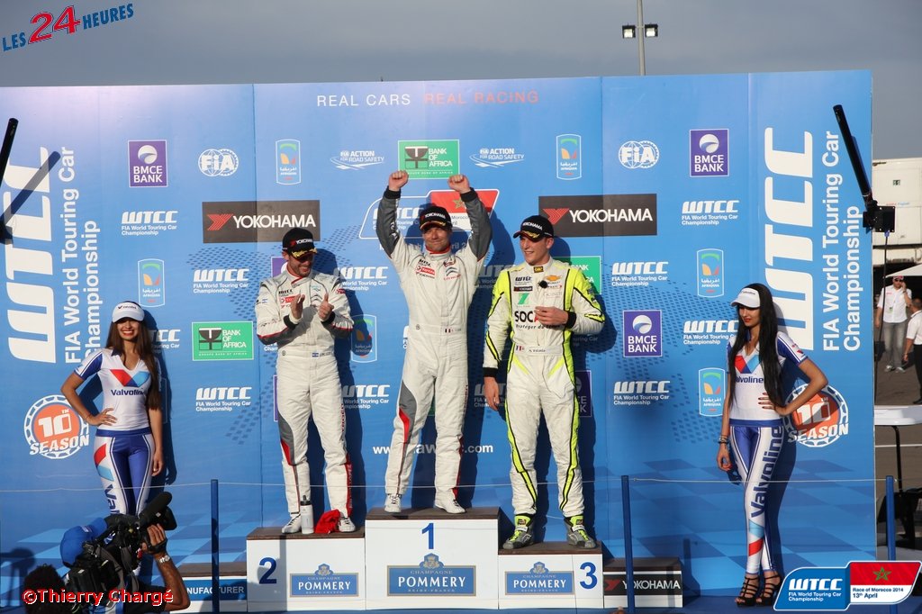 Sébastien Loeb remporte la seconde manche du FIA/WTCC/Morocco 2014